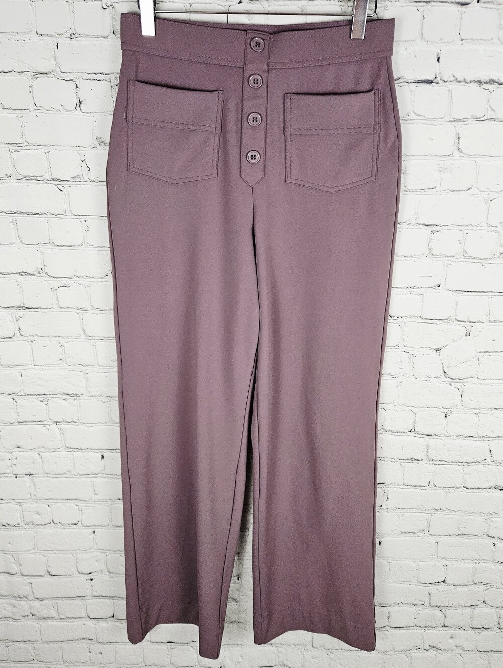 HALARA | casual high-waist stretch straight leg trousers